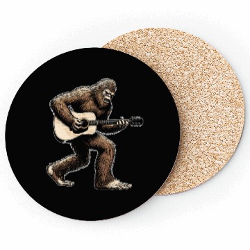 Discover Bigfoot playing classic guitar guitarist Coasters