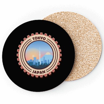 Discover Tokyo Forever Traveler And Nature Lover Gift Coasters