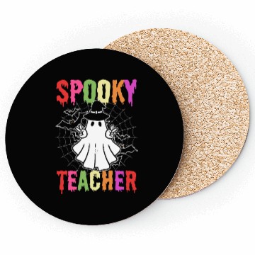 Discover Spooky Teacher Preschool Teacher Coasters