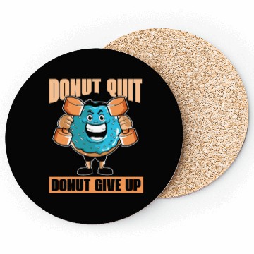Discover Fitness Donut Donut Gym Coasters