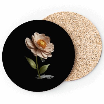 Discover abstract flower Coasters