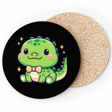 Discover Playful Alligator Cartoon Coasters