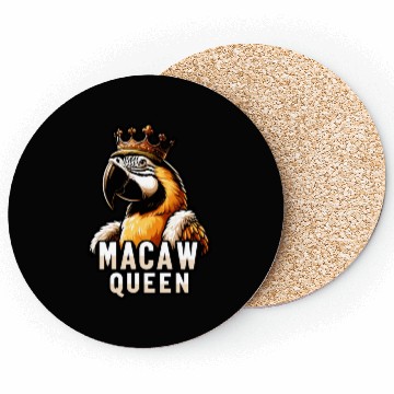 Discover Blue Gold Macaw Ornithologist Macaw Queen Coasters