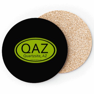 Discover QAZ Black w/Green Coasters