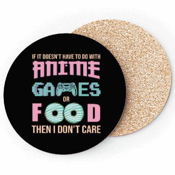 Discover Anime Game And Food Coasters