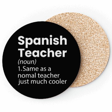 Discover Spanish Teacher Definition Funny Back To School Coasters