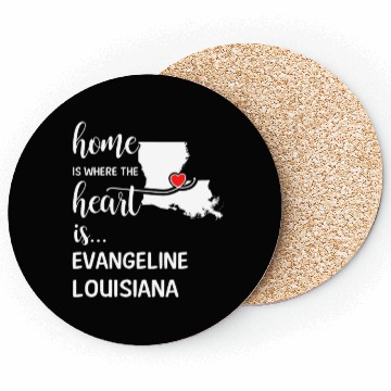 Discover Evangeline County Louisiana Is Where My Heart Is Coasters