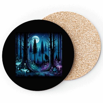 Discover Mystic Moonlit Enchanted Forest Coasters