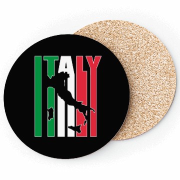 Discover Italy Vintage Countries Italian Culture Flag Coasters