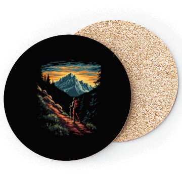 Discover Photography Photographer Nature Mountain Camera Coasters