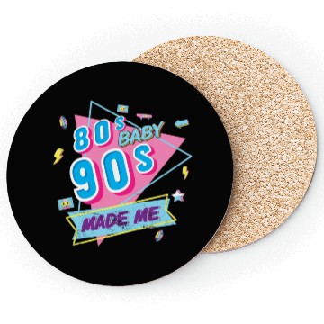 Discover 90s made me retro vibe Coasters