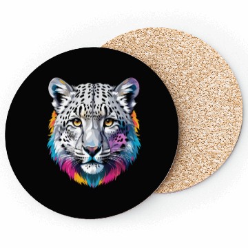 Discover Snow Leopard Coasters