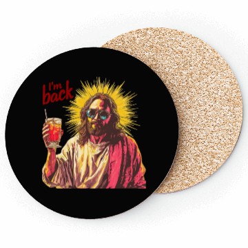 Discover Jesus Christ Easter I'm Back Party Coasters