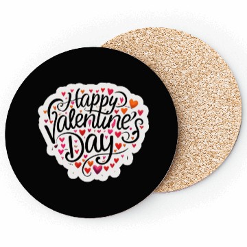 Discover happy saint valentine s day Coasters