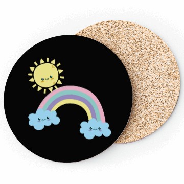 Discover Rainbow sun Coasters