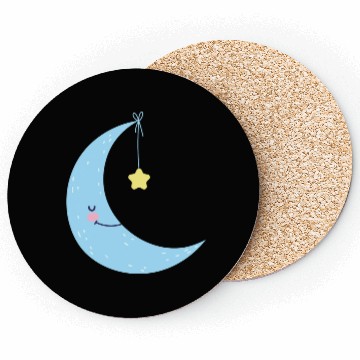 Discover Moon and star Coasters