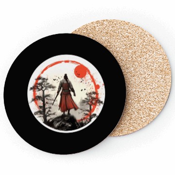 Discover Samurai Sunset Coasters