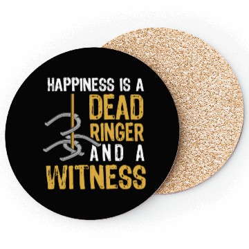 Discover Funny Dead Ringer Horseshoe Pitching Coasters