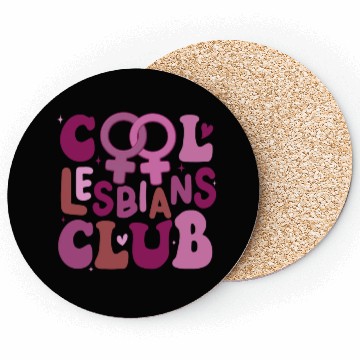 Discover Cool Lesbians Club Coasters