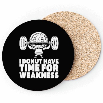 Discover Fitness Donut Funny Donut Gym Coasters