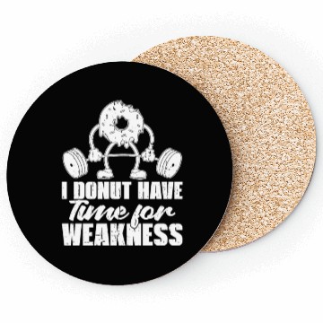 Discover Fitness Donut Funny Donut Gym Coasters