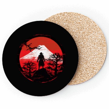 Discover Samurai Sunset Coasters