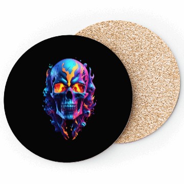 Discover Art Skull Coasters