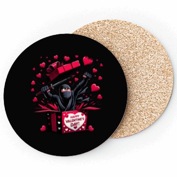 Discover Ninja Valentine Surprise Coasters