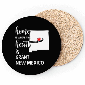 Discover Grant County New Mexico Is Where My Heart Is Gift Coasters