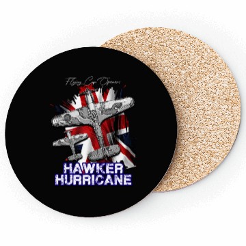 Discover The Hawker Hurricane British single-seater monopla Coasters