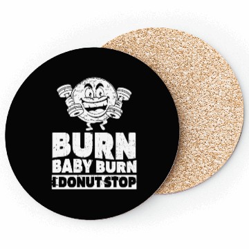 Discover Fitness Donut Funny Donut Gym Coasters