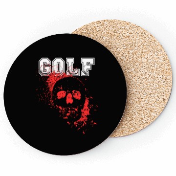 Discover Skull golf Coasters