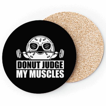 Discover Fitness Donut Funny Donut Gym Coasters