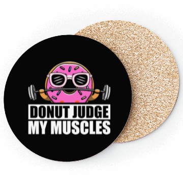 Discover Fitness Donut Donut Gym Coasters