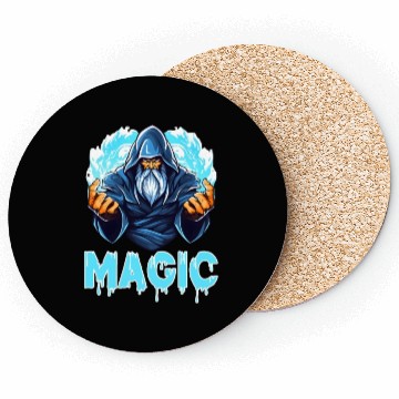 Discover Fantasy Wizard Magic Mystical Sorcerer for a Coasters