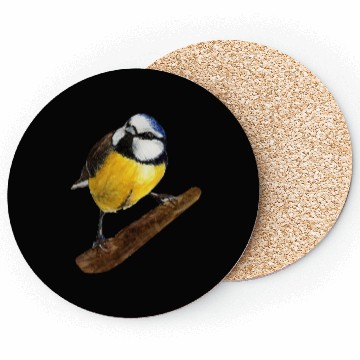 Discover Blue tit titmouse hand painted watercolor. Coasters
