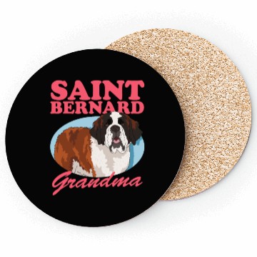 Discover St. Bernhard Dog Saint Bernard Grandma Coasters