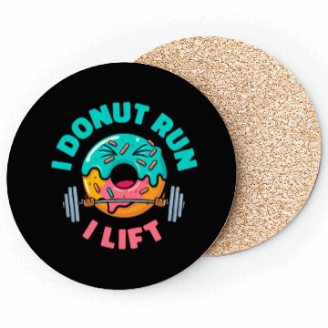 Discover Fitness Donut Donut Gym Coasters