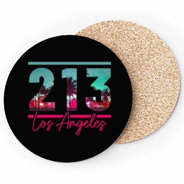 Discover Los Angeles California LA Gift Coasters