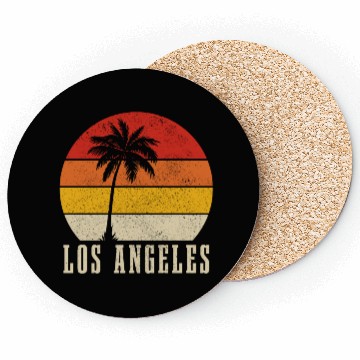 Discover Los Angeles California LA Gift Coasters
