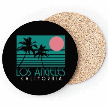 Discover Los Angeles California LA Gift Coasters