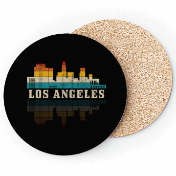 Discover Los Angeles California LA Gift Coasters