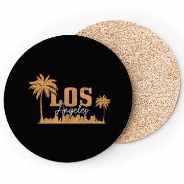 Discover Los Angeles California LA Gift Coasters