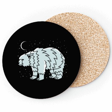 Discover Tribal Polar Bear Indigenous Gift Coasters
