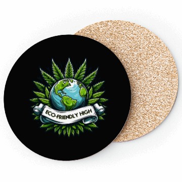 Discover "Eco-Friendly High": Earth & Cannabis Unity Coasters