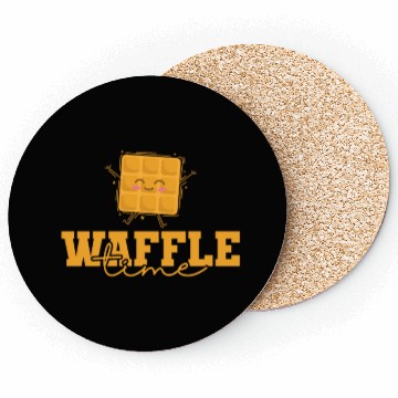 Discover Waffle Time Favorite Food Coasters