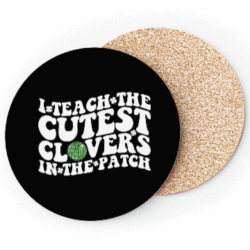 Discover I Teach The Cutest Clovers In The Patch Disco Ball Coasters