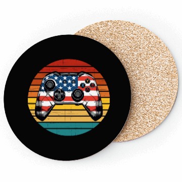 Discover Sunset Video Game Coasters
