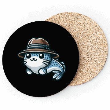 Discover Stylish Catfish with Hat Coasters