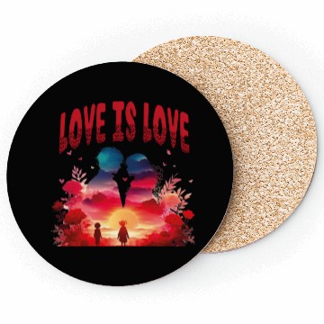 Discover LOVE IS LOVE Coasters